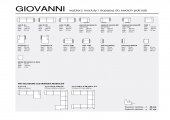 Narożnik Giovanni - modułowy